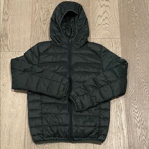 Kids Black Puffer Jacket